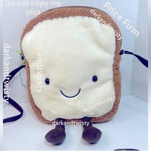 Jellycat AMUSEABLE TOAST BAG crossbody BNWT Price Firm